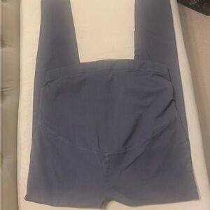 Pact gray maternity leggings, organic cotton